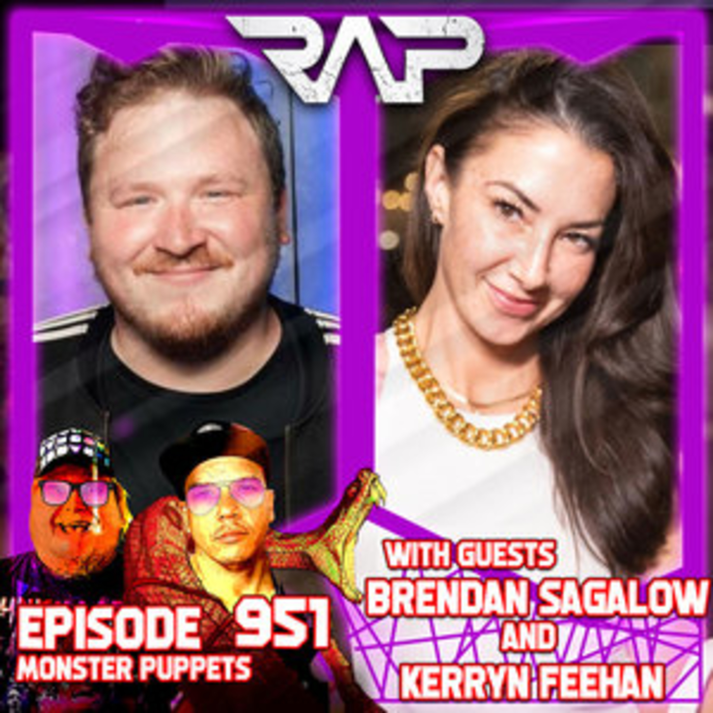 0951. Monster Puppets (Brendan Sagalow & Kerryn Feehan) episode artwork