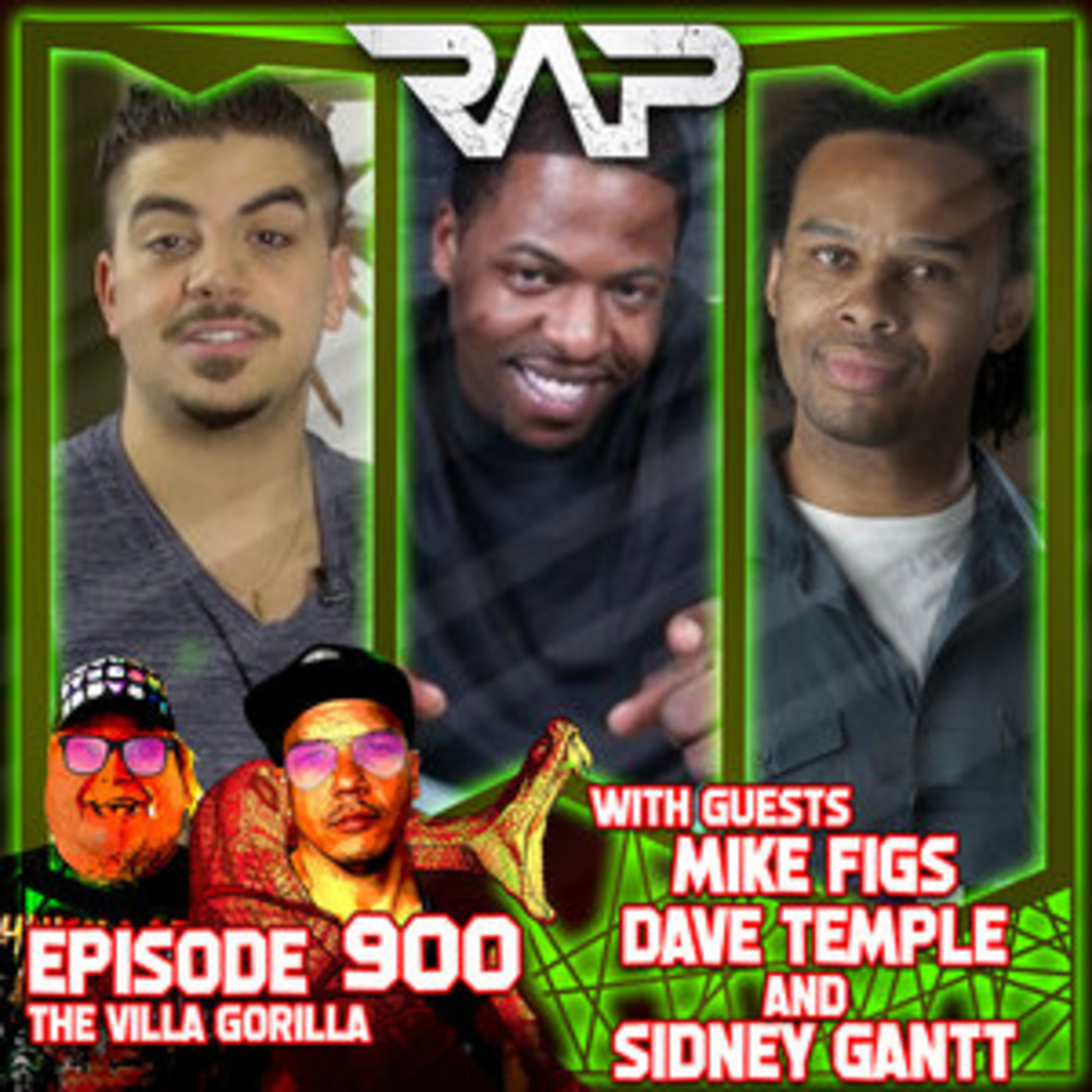 0900. The Villa Gorilla (Mike Figs, Dave Temple & Sidney Gantt) episode artwork