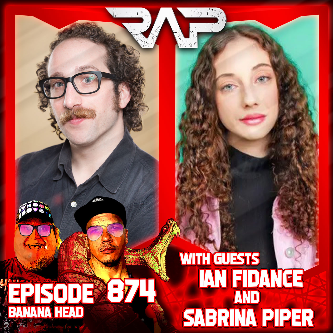 0874. Banana Head (Ian Fidance & Sabrina Piper) episode artwork