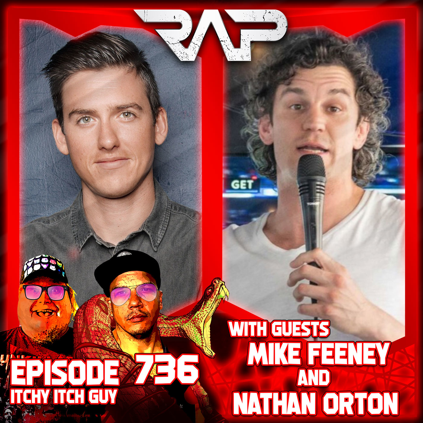 0736. Itchy Itch Guy (Mike Feeney & Nathan Orton) episode artwork
