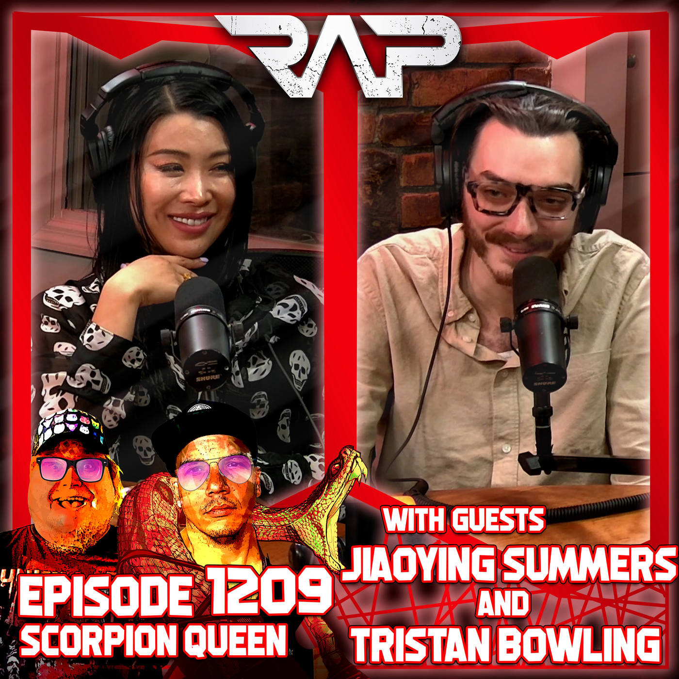 1209. Scorpion Queen (Jiaoying Summers and Tristan Bowling) episode artwork