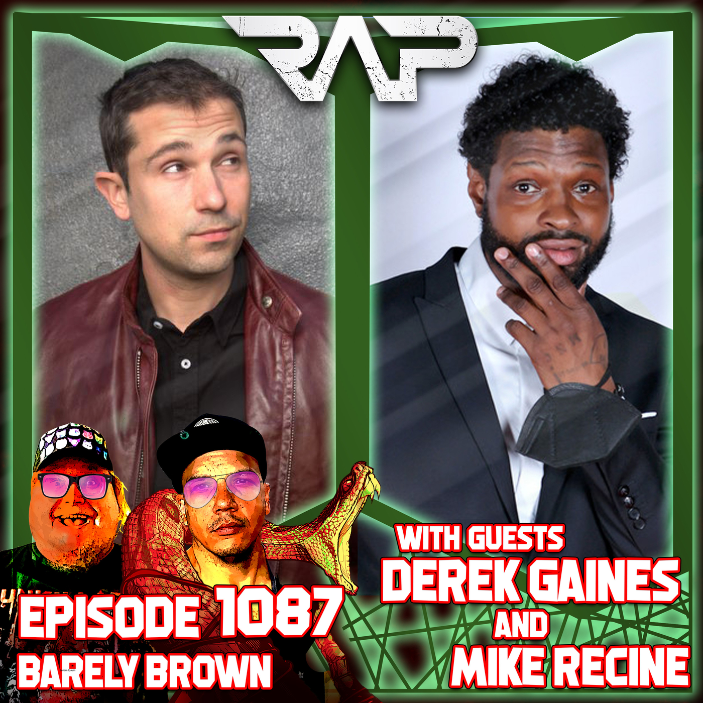 1087. Barely Brown (Derek Gaines and Mike Recine) episode artwork