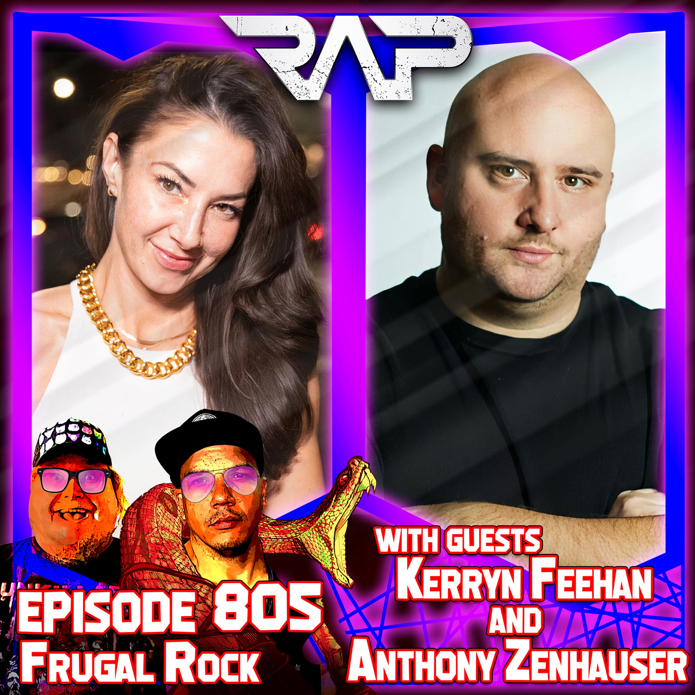 0805. Frugal Rock (Kerryn Feehan & Anthony Zenhauser) episode artwork