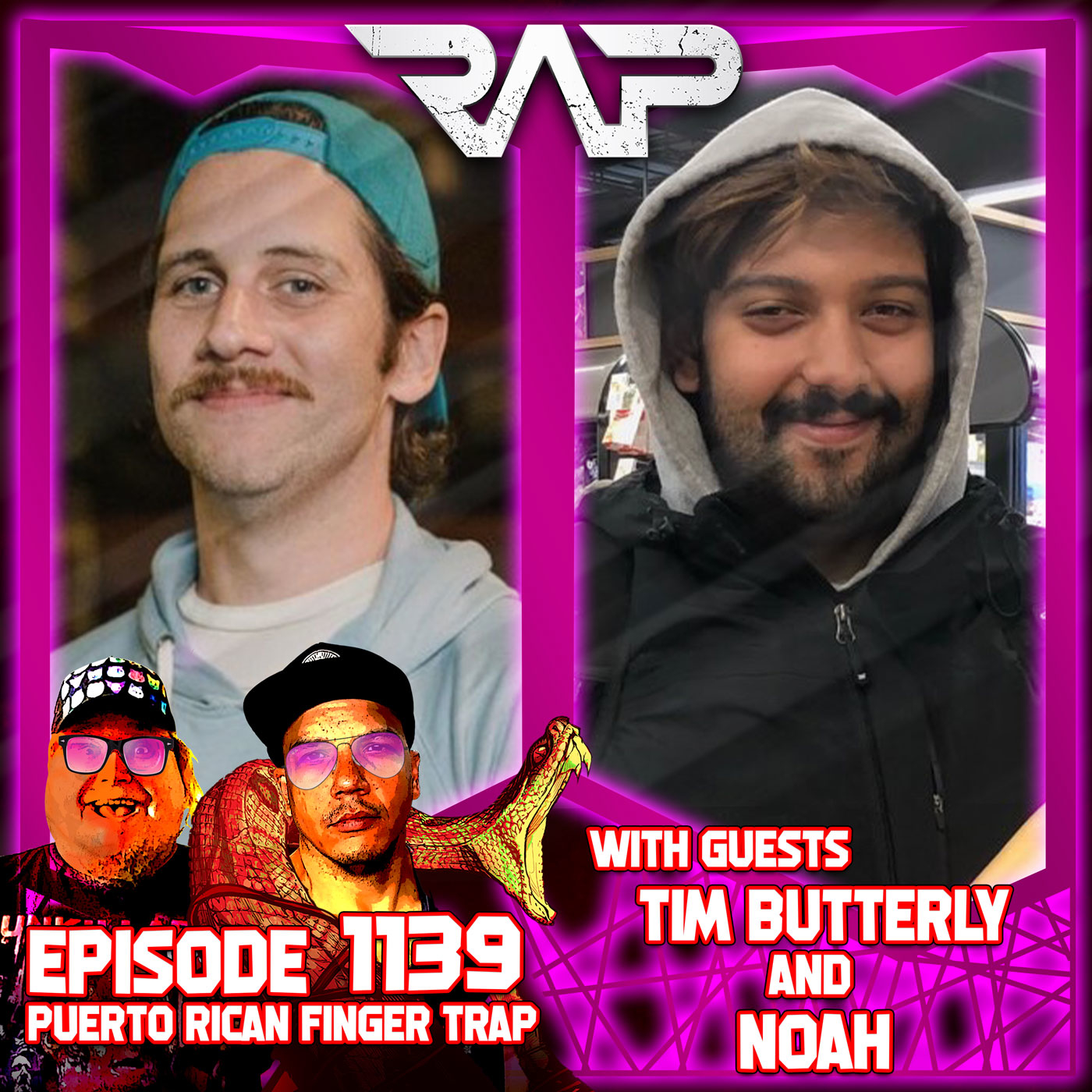 1139. Puerto Rican Finger Trap (Tim Butterly and Noah) episode artwork
