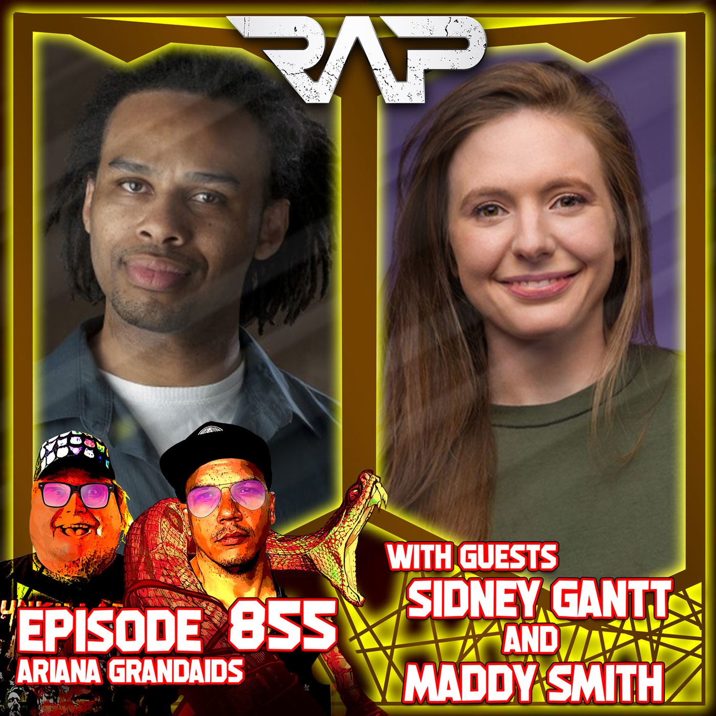 0855. Ariana GrandAIDs (Sidney Gantt and Maddy Smith) episode artwork
