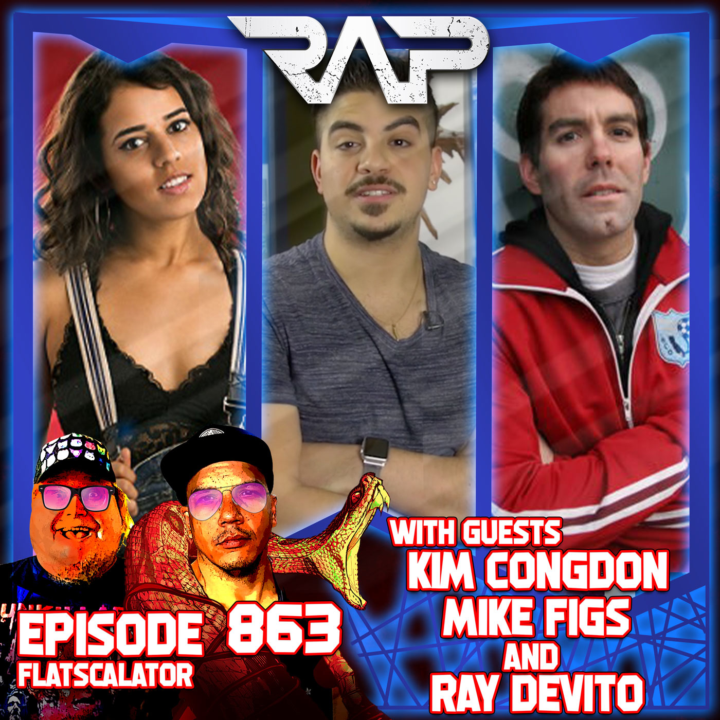 0863. Flatscalator (Kim Congdon, Mike Figs & Ray DeVito) episode artwork