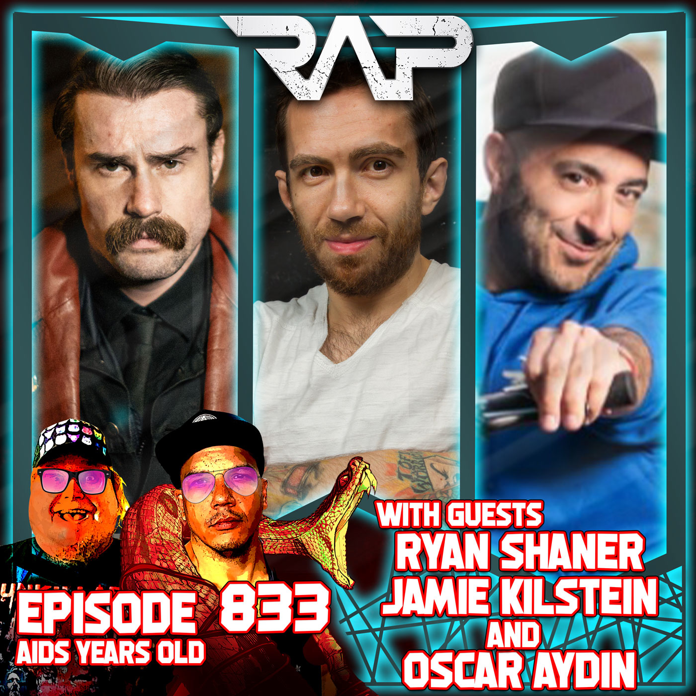 0833. AIDS Years Old (Ryan Shaner, Jamie Kilstein & Oscar Aydin) episode artwork