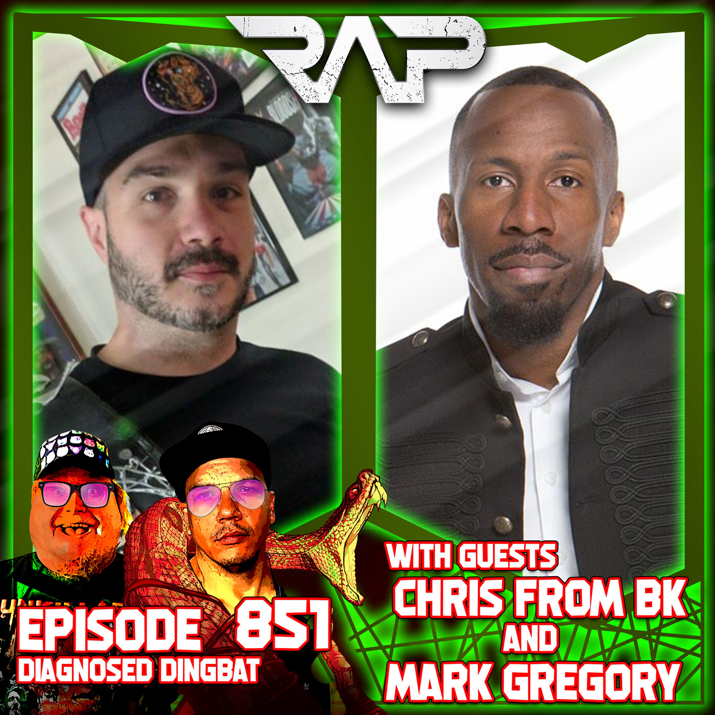 0851. Diagnosed Ding Bat (Chris From BK & Mark Gregory) episode artwork