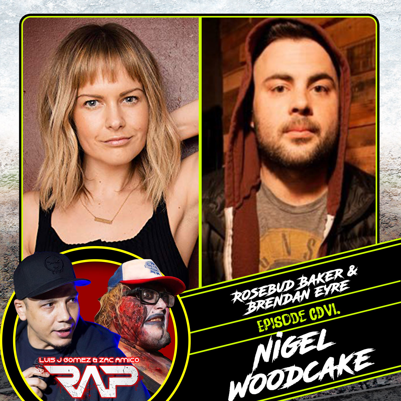 0406. Nigel Woodcake (Rosebud Baker & Brendan Eyre) episode artwork