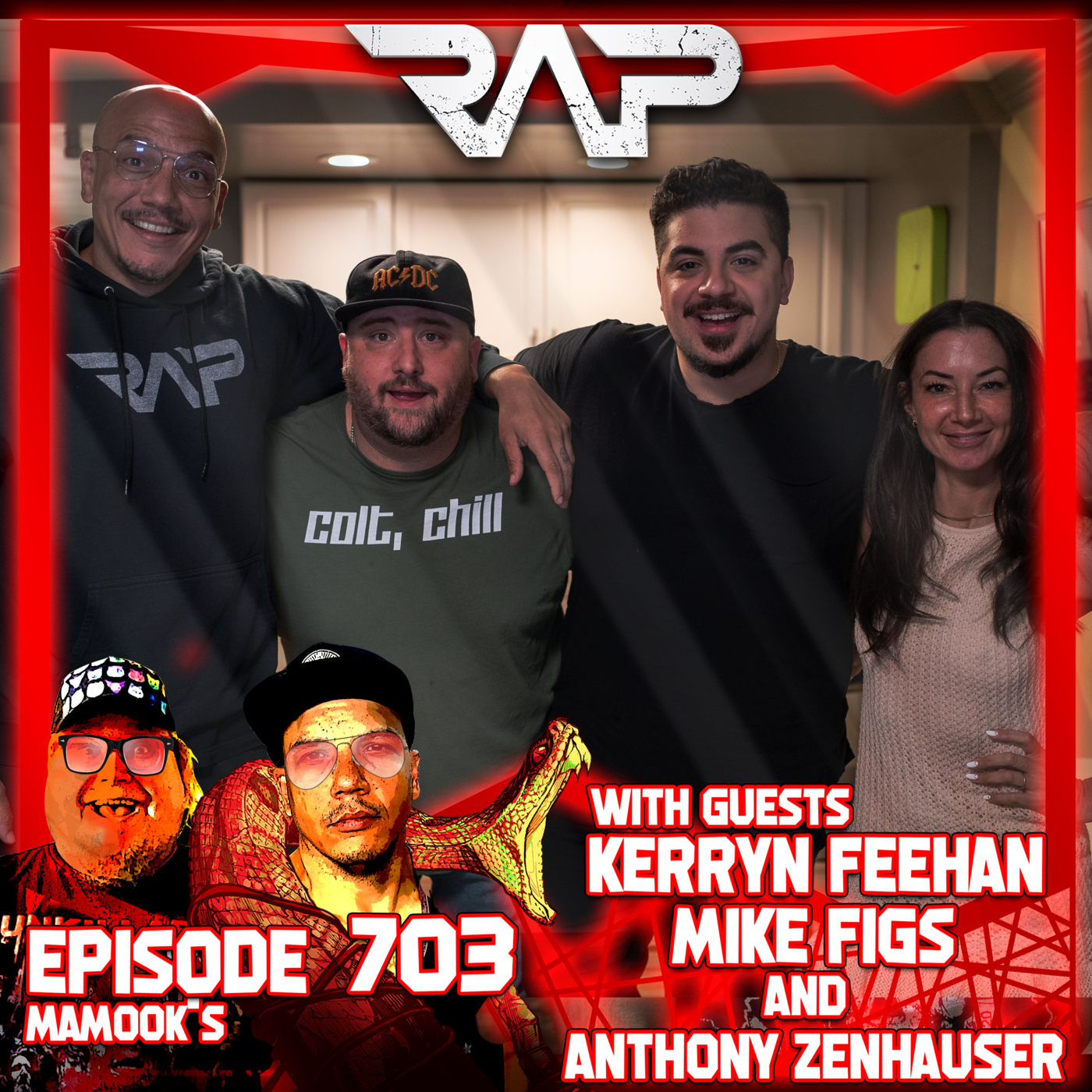 0703. Mamook's (Kerryn Feehan, Mike Figs & Anthony Zenhauser) episode artwork